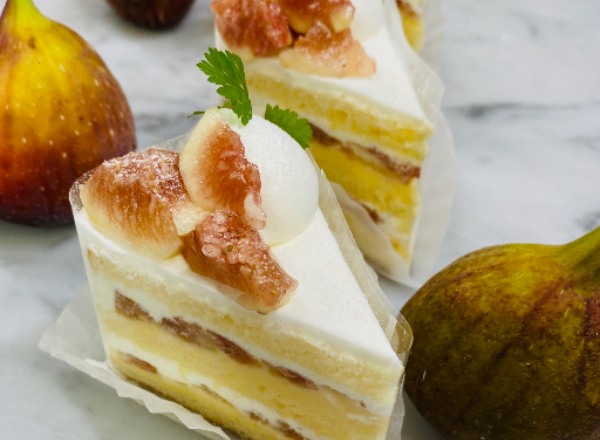 イチジクのショートケーキ